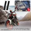 2-Piece Motorcycle Battery Strap, Stretchable Rubber Band Battery Holder Belt with Metal Buckle