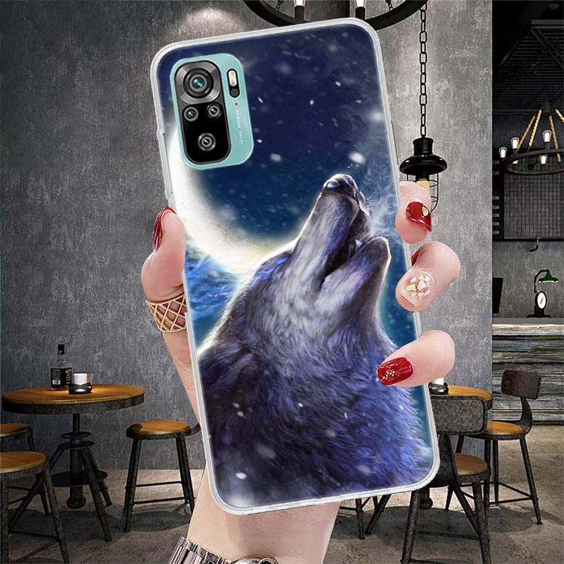 Angry Animal Wolf Fierce Soft Phone Case For Xiaomi Redmi Note 15 14 14S 13 12 Pro Plus 12S 11 11S 11E 10 10S 11T 5G Fundas Coqu