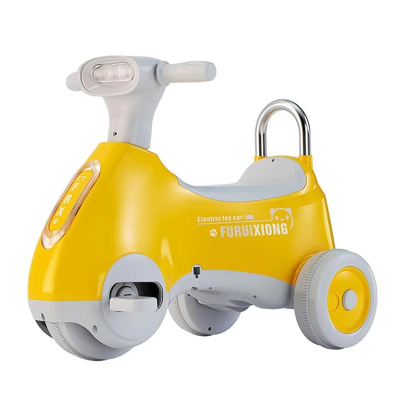High Quality Multi-Function Led Sound Motorcycle Balance Car Tricycle Bicycle Baby Rocking Car Toy For Baby Girls Best Gift