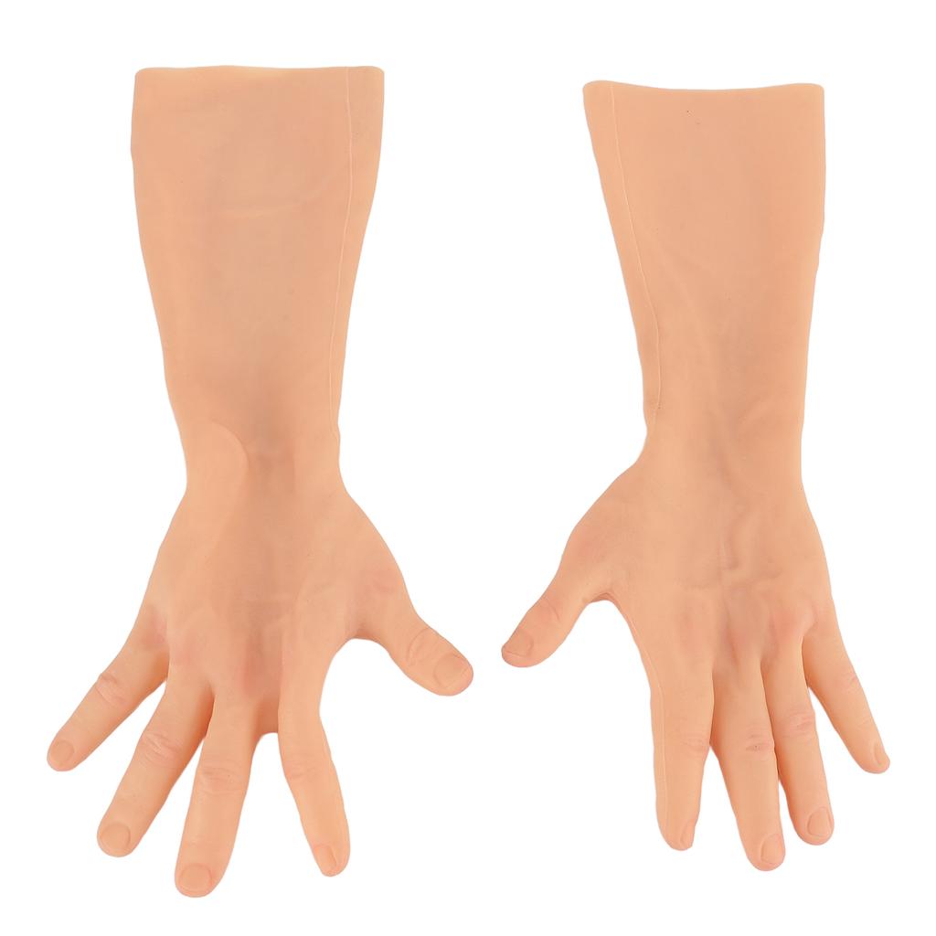 1 Paio Guanti Protesici in Silicone da Uomo Morbidi Multifunzionali Crossdressing Guanti in Silicone da Uomo per