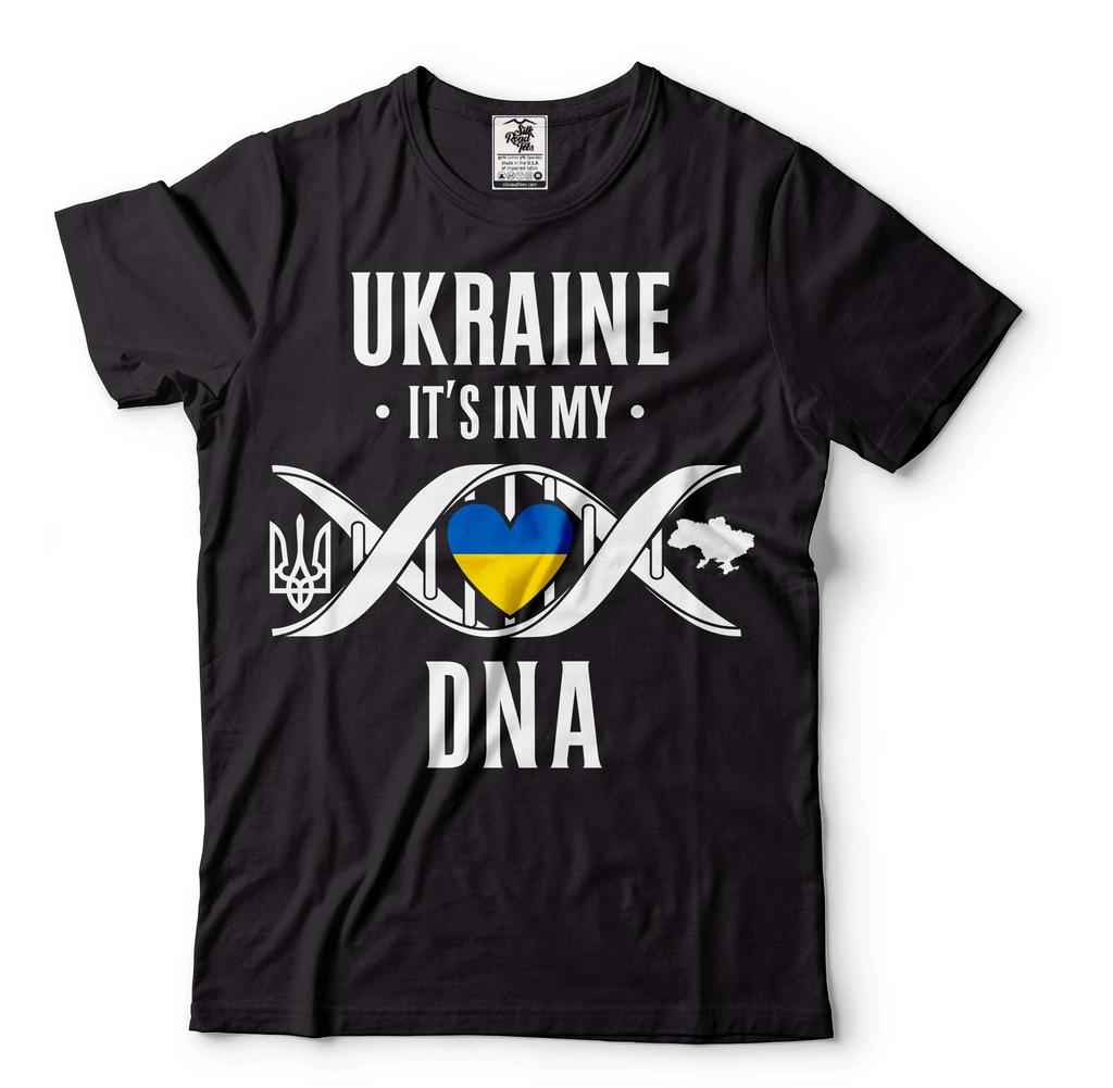 Ukraine It's In My DNA Shirt Ukraine Patriotic Shirt Ukrainian Gifts Ukraine Tee