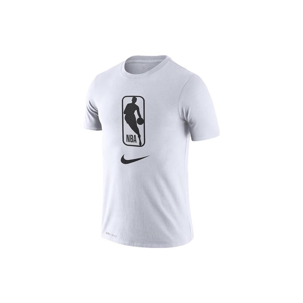 Nike T Shirts Men's White Crew Neck Moderate Straight Fit At0516-100