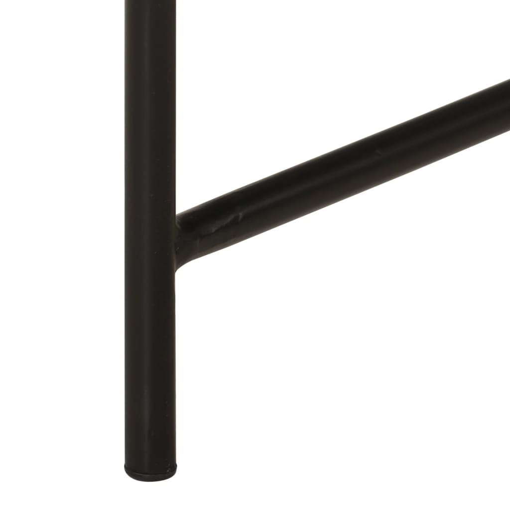 Stoliki kawowe, 2 szt., miedź i czarny metal