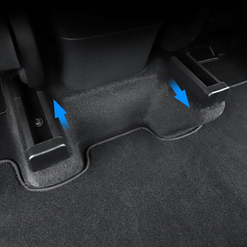 For Tesla Model 3 Model Y 2020 2025 Rear Seat Slide Rail Soft Rubber Plug Protection Car Interior Function Accessories for Tesla