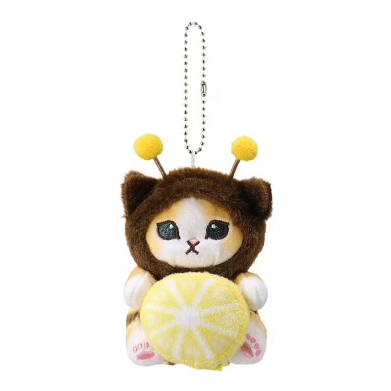Adorable Japanese Bee Cat Plushie Soft Cartoon Animal Toy Perfect Gifts