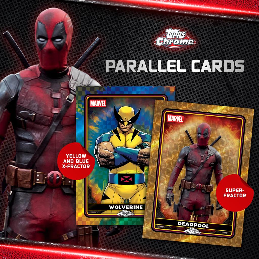 2025 Topps Chrome Deadpool Factory Seal Value - - Box.