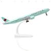 QIYUMOKE Boeing 777 Canada 1/300 Scale Diecast Metal Airplane 777 Airplane Model for Adults with Stand (8.3 Inches Long), Gift for Aviation Enthusiast