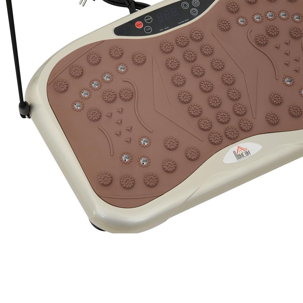 Vibration Plate Vibration Trainer Vibration Device Fitness Trainer LED Display USB Speaker Training Bands Remote Control