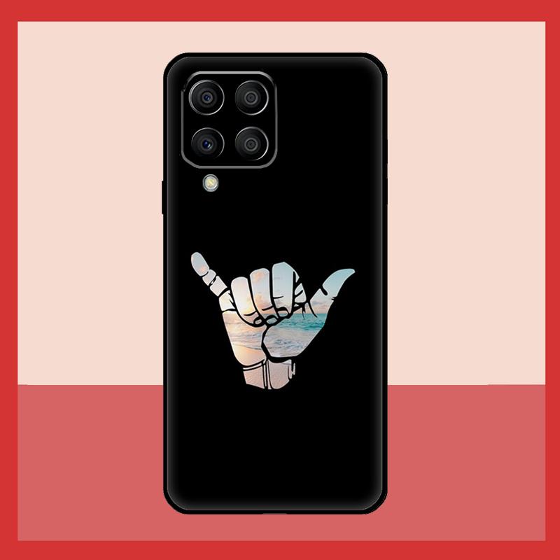 Surfer Surf Hang Loose Shaka Case For Samsung Galaxy M12 M52 M06 M16 M36 M56 M33 M15 M55 M31 M13 M14 M53 M32 M35 M34 M54