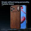 For iPhone 17 Pro Max Case Protective PU Leather Covered TPU Phone Shell