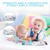 3D Tactile High-Contrast Baby Book | Suitable for Infants and Toddlers, Hangable in Car or Crib, Polyester Material, Mixed Colors - Sungdogin
