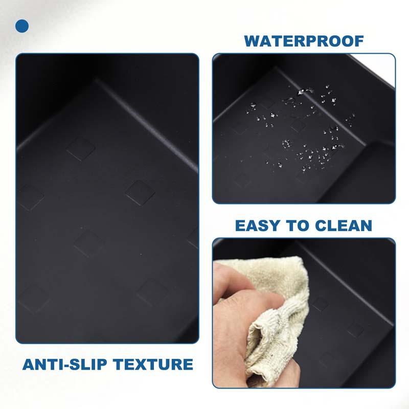 Hidden Storage Box Armrest Storage Box Organizer Tray Center Console Storage Boxes Car Supplies For Hyundai Santa Fe MX5 2024