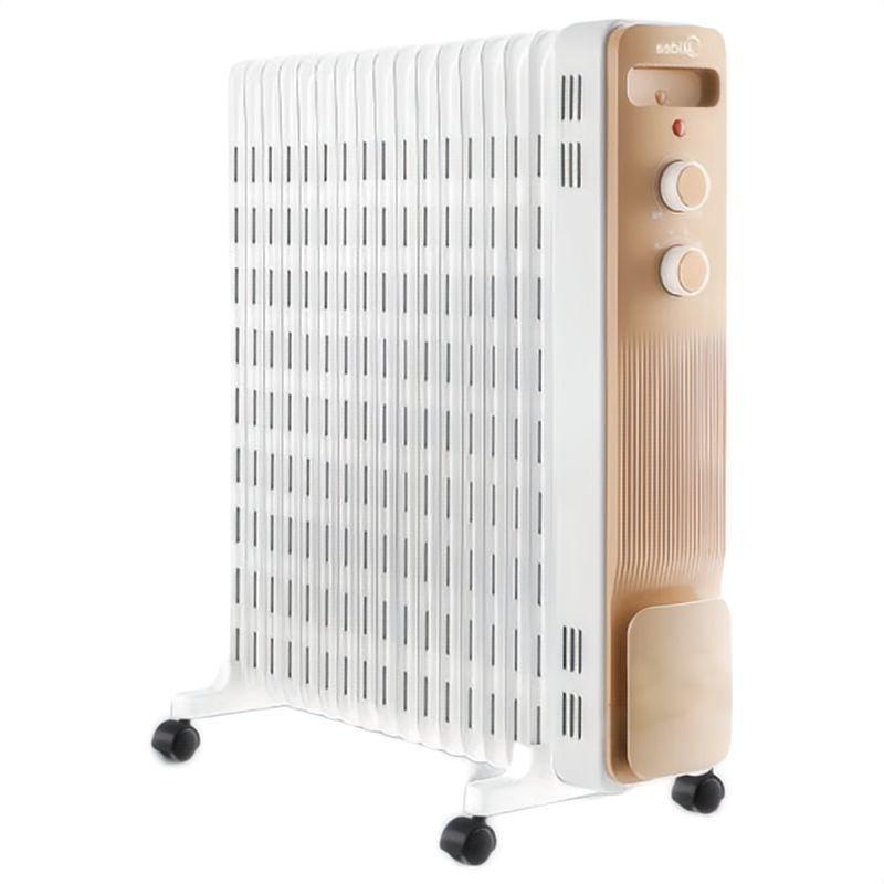 Elegant Electric Oil Radiator: Multifunctional Home Heater with Humidifier, Hot Air Fan, Gas Stove, and Clothes Dryer for Winter