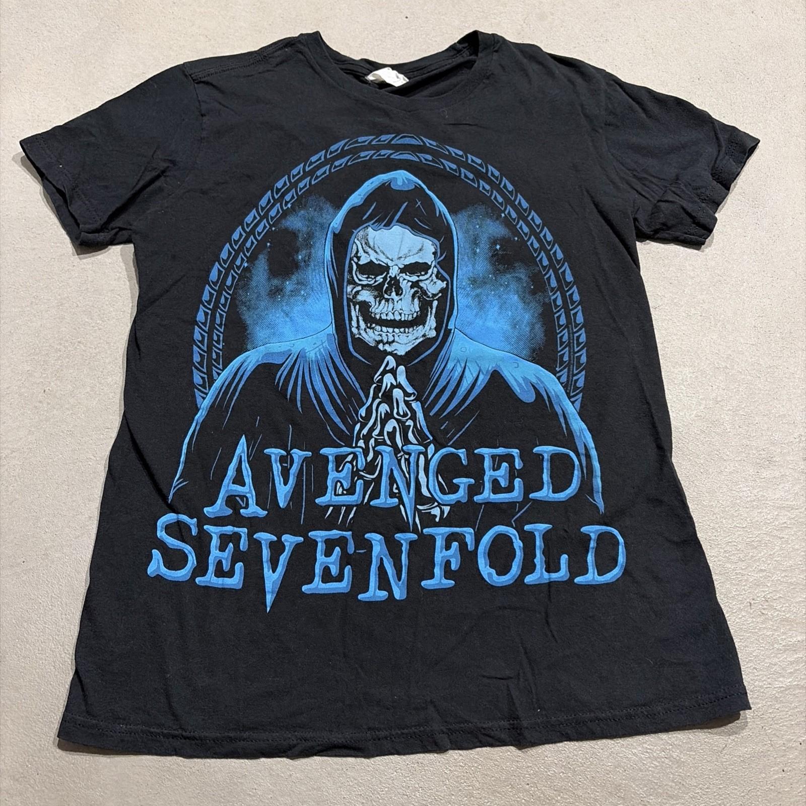 Avenged Sevenfold Grim Reaper Skeleton Graphic Concert T-Shirt Sz S XXL