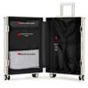 Durable Universal Wheel Leather Trolley Suitcase: Multipurpose Carry-On for Men and Women