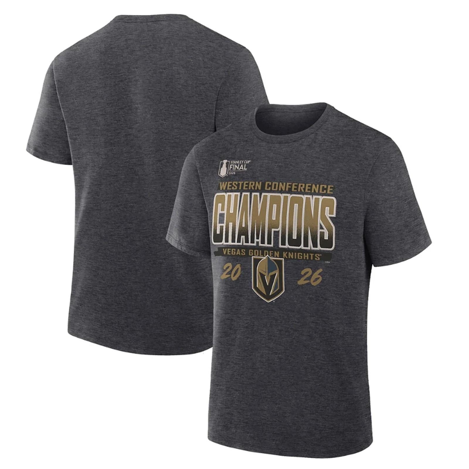 Vegas Golden Knights 2026 Western Conference Champions Locker Room T-Shirt XS