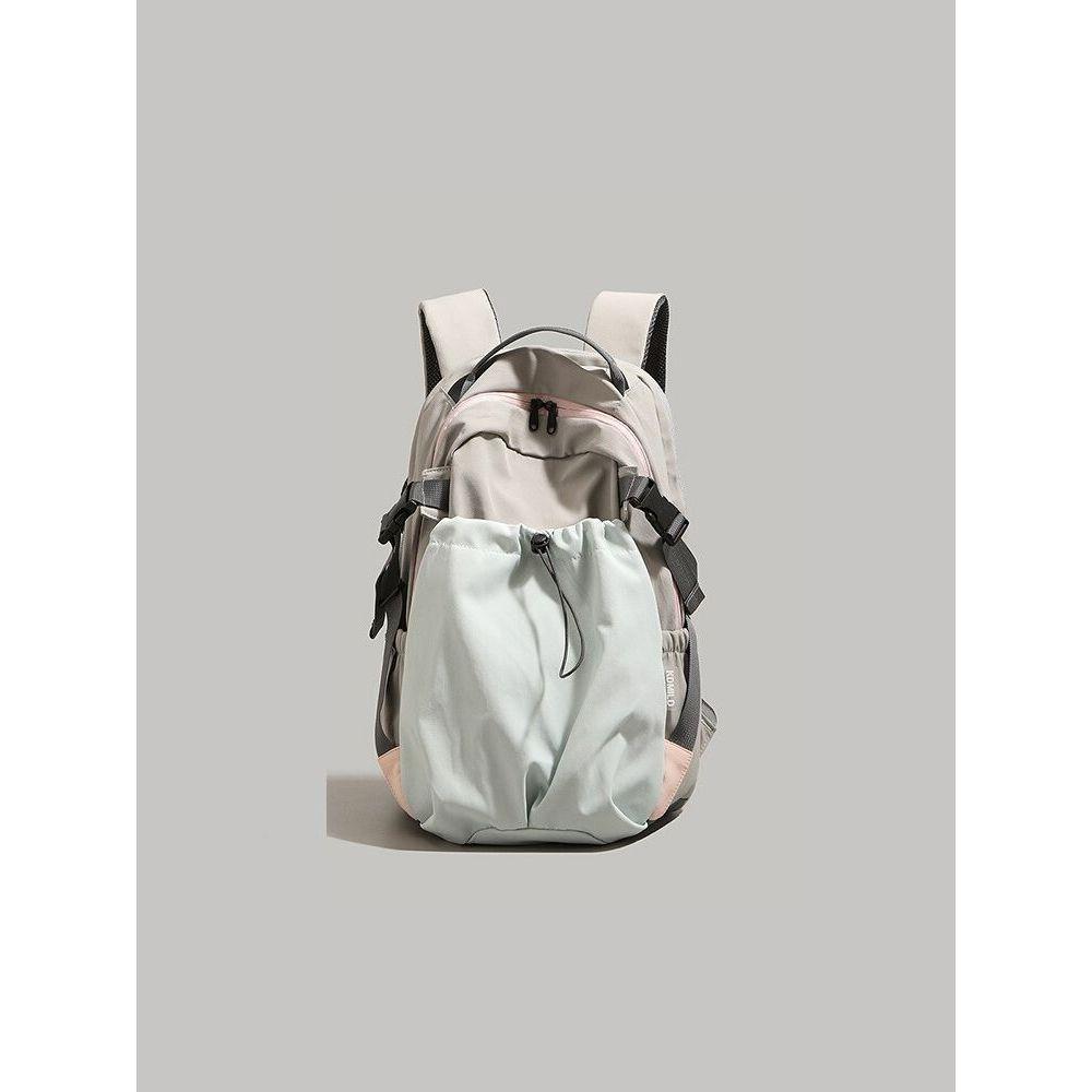 Nylon Backpack 2025 Fashion Large Capacity Lightweight Backpack Junior High School Student School Bag Short Trip Bag