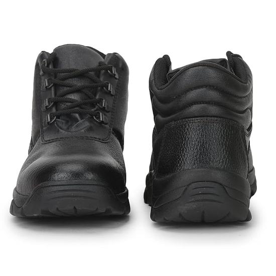 Liberty Freedom Armour-AK Lacing Safety Shoes for Men | Leather Sole| Water Resistance |Padded Foam Insole | Shock Absorber|
