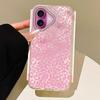 Vintage Pink Leopard Print Girls Women Phone Case for iphone 16 15 14 7 8 Plus 13 11 12 Pro Max X XS XR SE 2022 2020 16e Cover