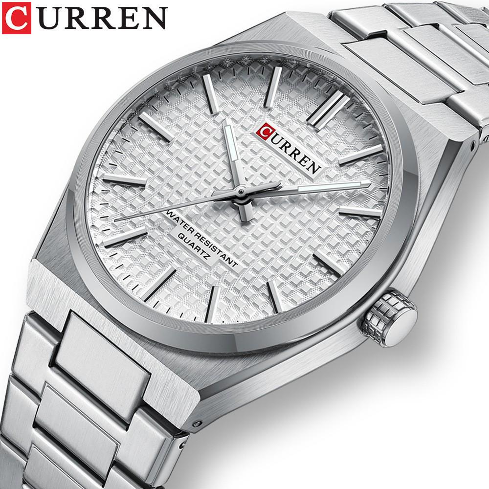 CURREN 8439 Men's Quartz Steel Band Business Casual Watch