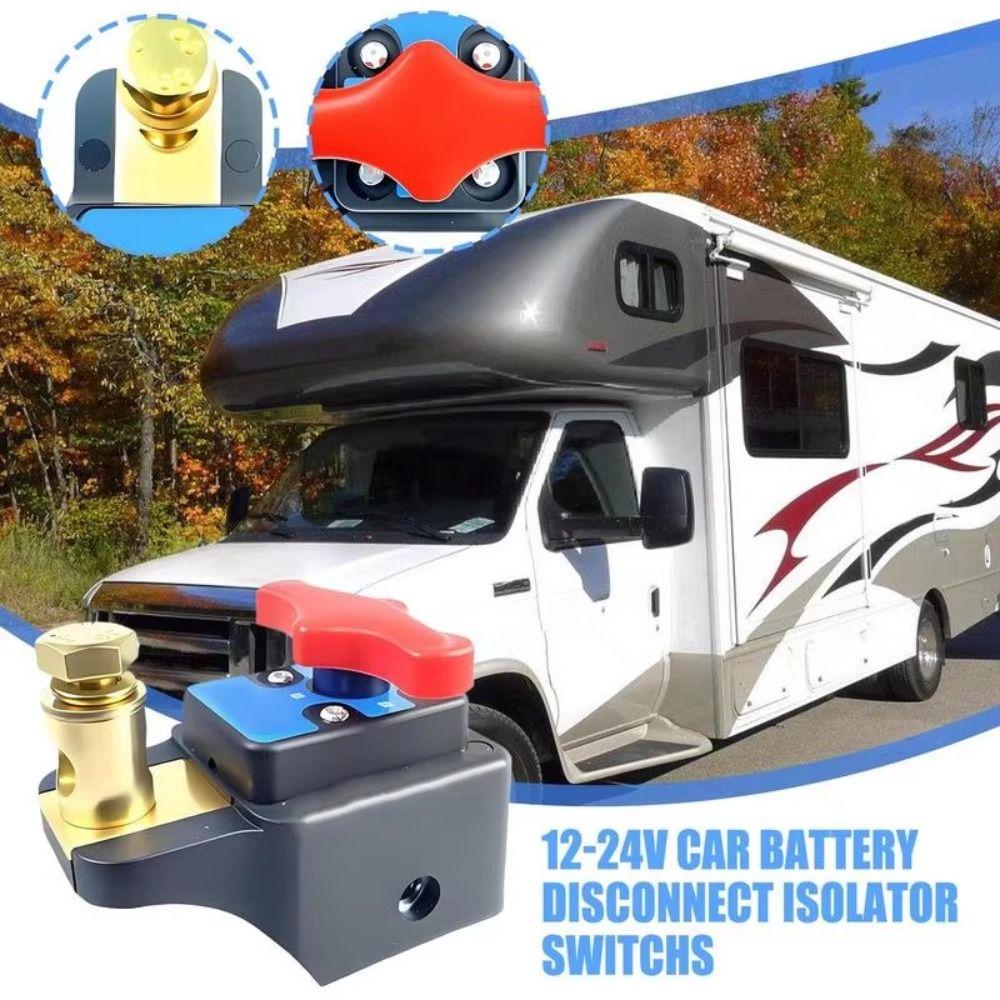 12V/24V Anti-leakage Switch Quick Cut-off Car Power Switch Isolator  Truck Auto Vehicle Parts