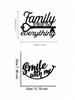 PC Positive Affirmation Iron Wall Art "Smile With Me" Black Metal Sign Distressed Finish Uplifting Decor Gift