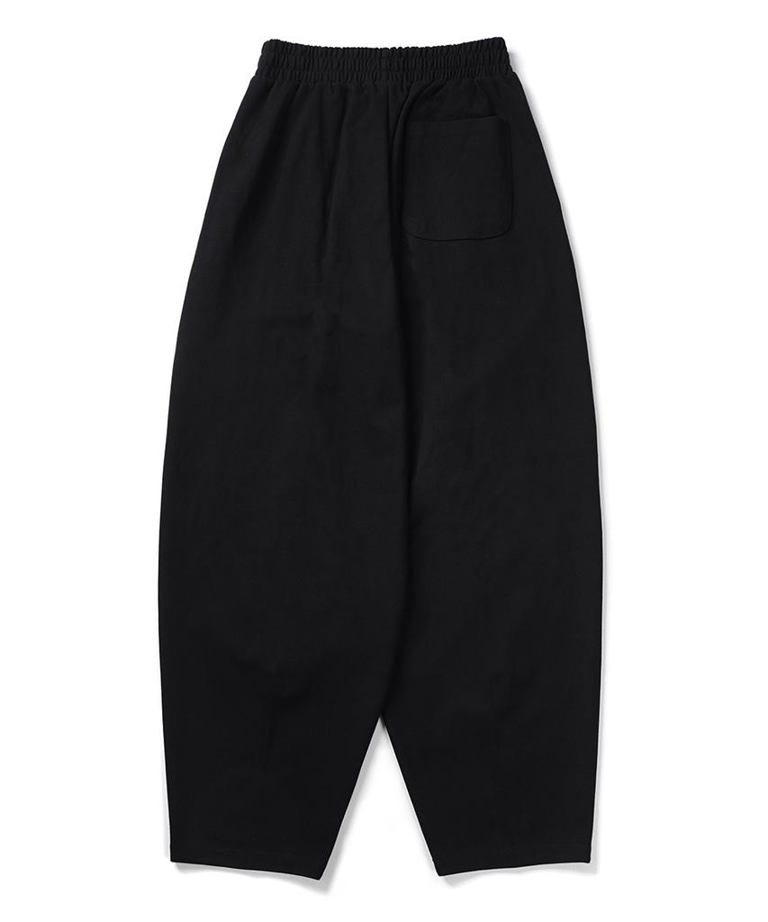 GAKKAI UNIONS One-Pleat Balloon Sweatpants Black