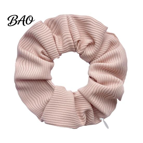 Multifunctional Knitted Hair Tie Pocket Scrunchies Ties with Hidden Zipper, Ponytail Holder Small Storage Bag Accessory Secret Compartment,