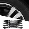 For Renault DACIA Scenic Loguna Twingo Symbol Fluence Accessories 4pcs Car Wheel Hub Stickers Aluminium Alloy Decoration Decal SS22