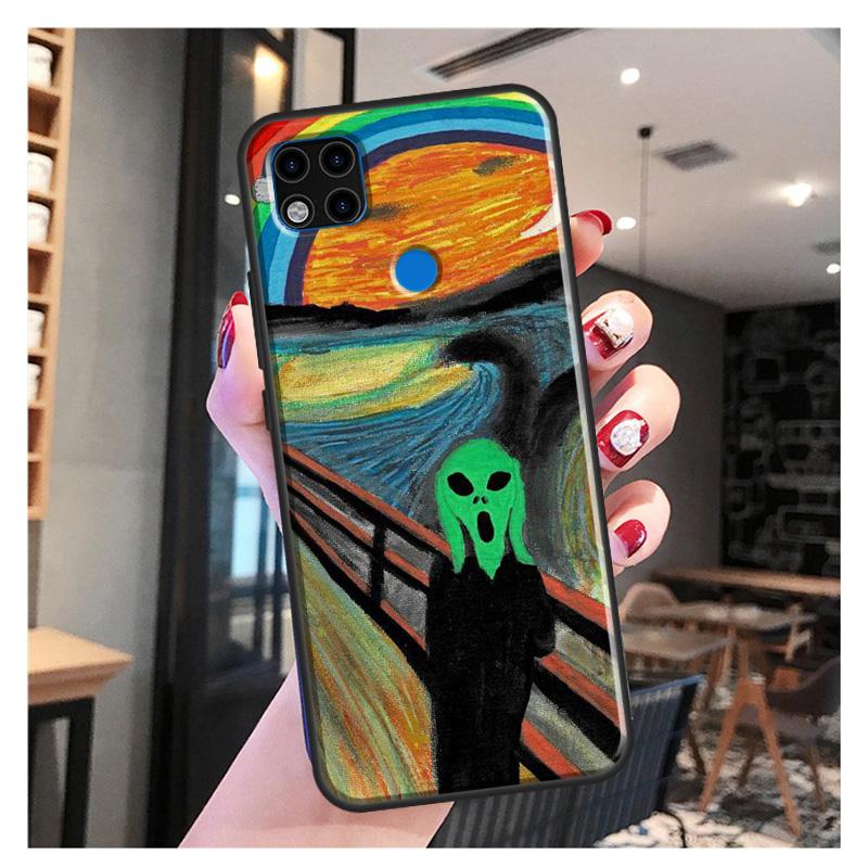 

Чехол с забавным рисунком «Крик Скрик» для Xiaomi Redmi Note 10 Pro Note 9 Pro Note 11 Pro 8T 9S 10S 10 9A 9T 9C Redmi Note11Pro Plus