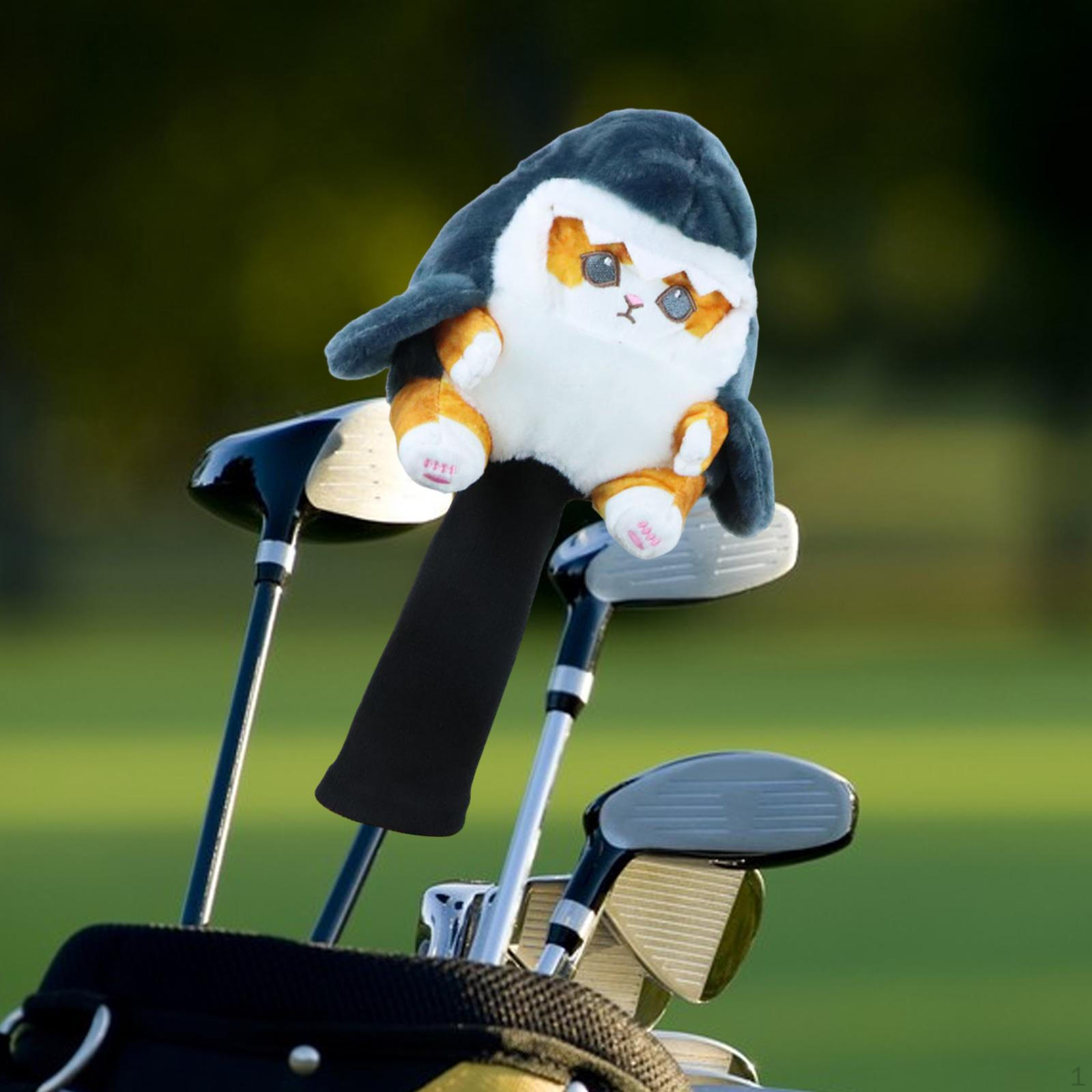 

Чехол для гольфа Animal Wood Headcover Golfer Equipment Anti Scratch Women Men Защитный чехол Cute Bag Cat Shark