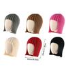 Warm And Soft Beanies Designed With Wig Feature And EarFlaps Perfect For Outdoor And Casual Use