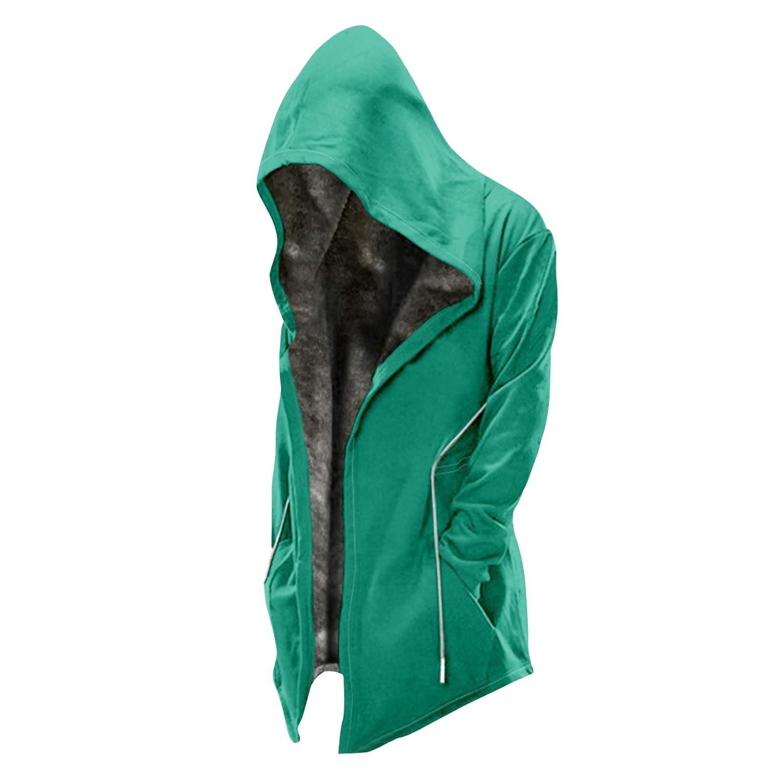 Мужская однотонная бархатная утолщенная длинная куртка Мужская повседневная куртка — фото 10