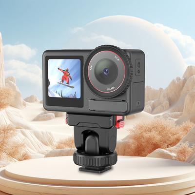 Magnetic Camera Extension Bracket with Cold Shoe Tripod Adapter 1/4 Inch Thread Hole for DJI OSMO Action 3 4 5 Pro Adapter