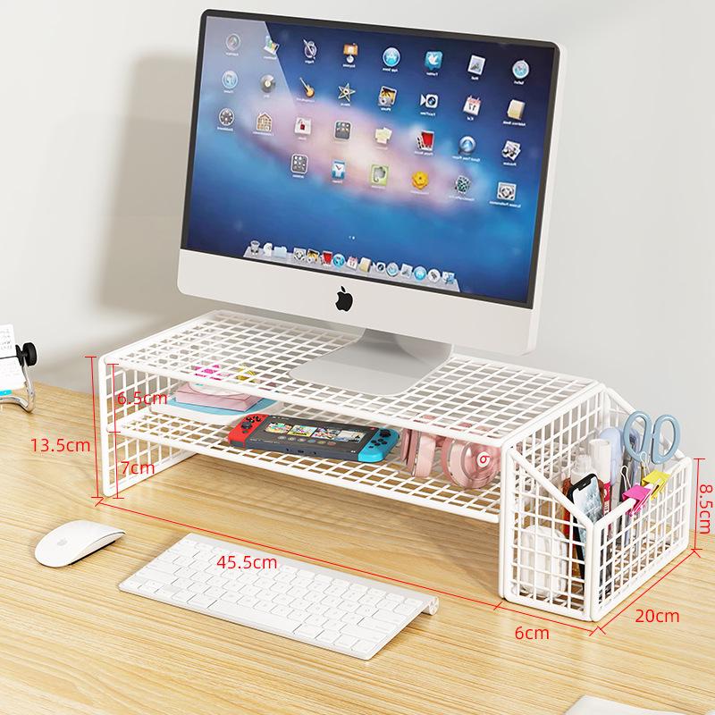 Schmiedeeiserner Ständer zur Laptop-Kühlung und Monitor-Höhenverstellung
