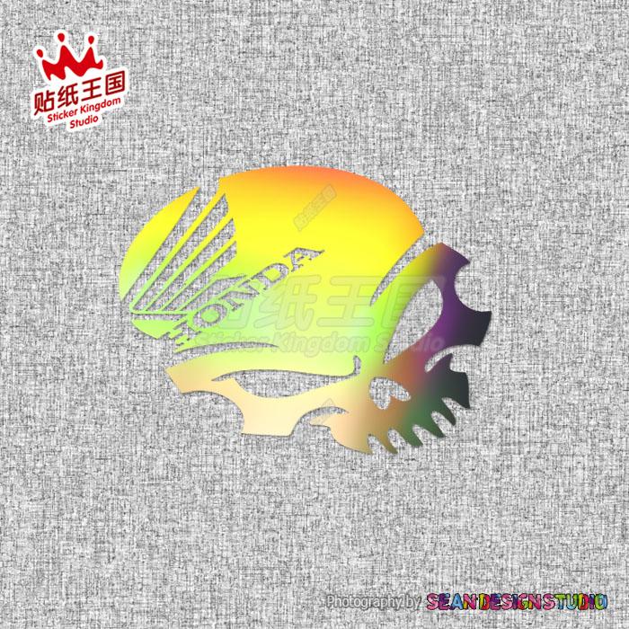 For Honda Skull CBR1000 600RR CB1000R CB1100 CB650F CBR300R VFR1200 Africa Twin motorcycle Waterproof Sticker 25 JS1