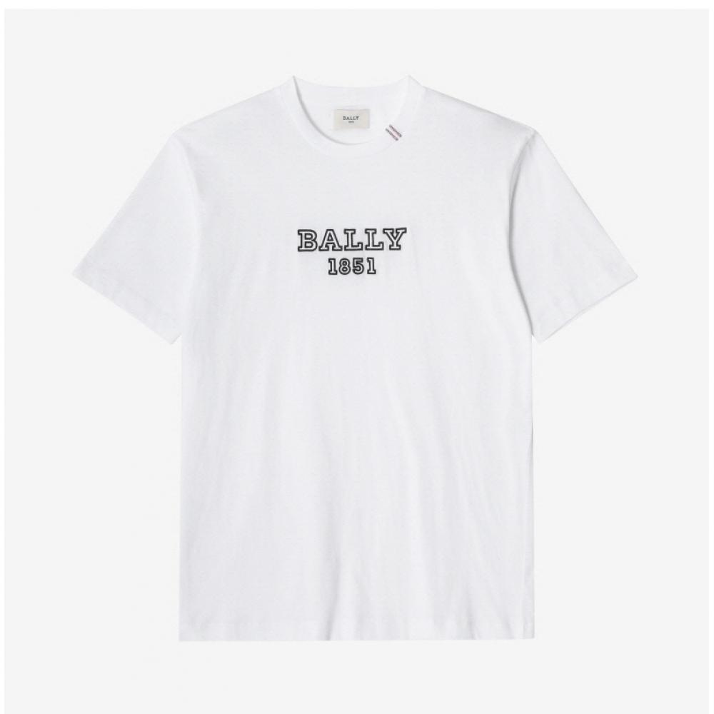 Bali Mou00l 7S319 U001  M5ba834f  1851 Logo Embroidery Men S Short Sleeve Tee