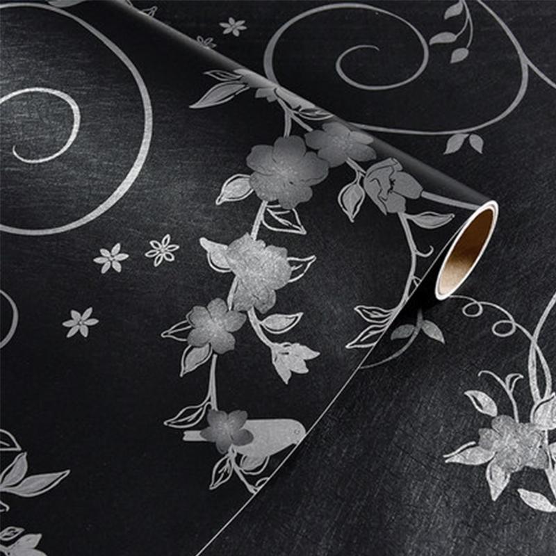 Opaque Self-Adhesive Protection Bathroom Window Glass Film Window Paper Glass Sticker Thermal Insulation and Sun Shading Bathroom Black