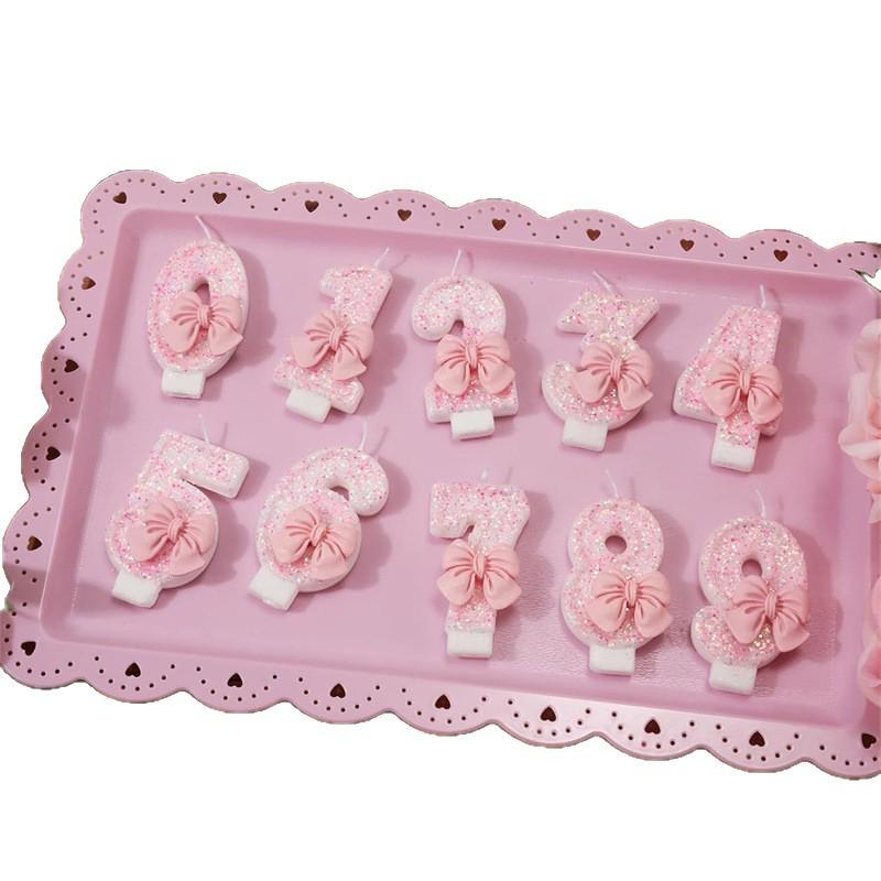Gold Number Candles: Glossy Blister Pack for Birthdays & Anniversaries