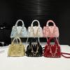 Women Bags Women's Bags 2025 New Korean Version of Fashion Niche Portable Personalized Rivets Messenger Shell Bag