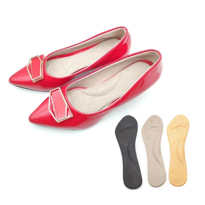 High Heel Inserts Silicone Gel Shoe Insoles Shock Absorbing Foot Support Insoles