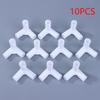 10 Pcs 12Mm Plastic White Pipe Connector Diy Shelf Tent Fixed Joint Fitting Tee Four Way Straight Elbow Wardrobe Hook Joint
