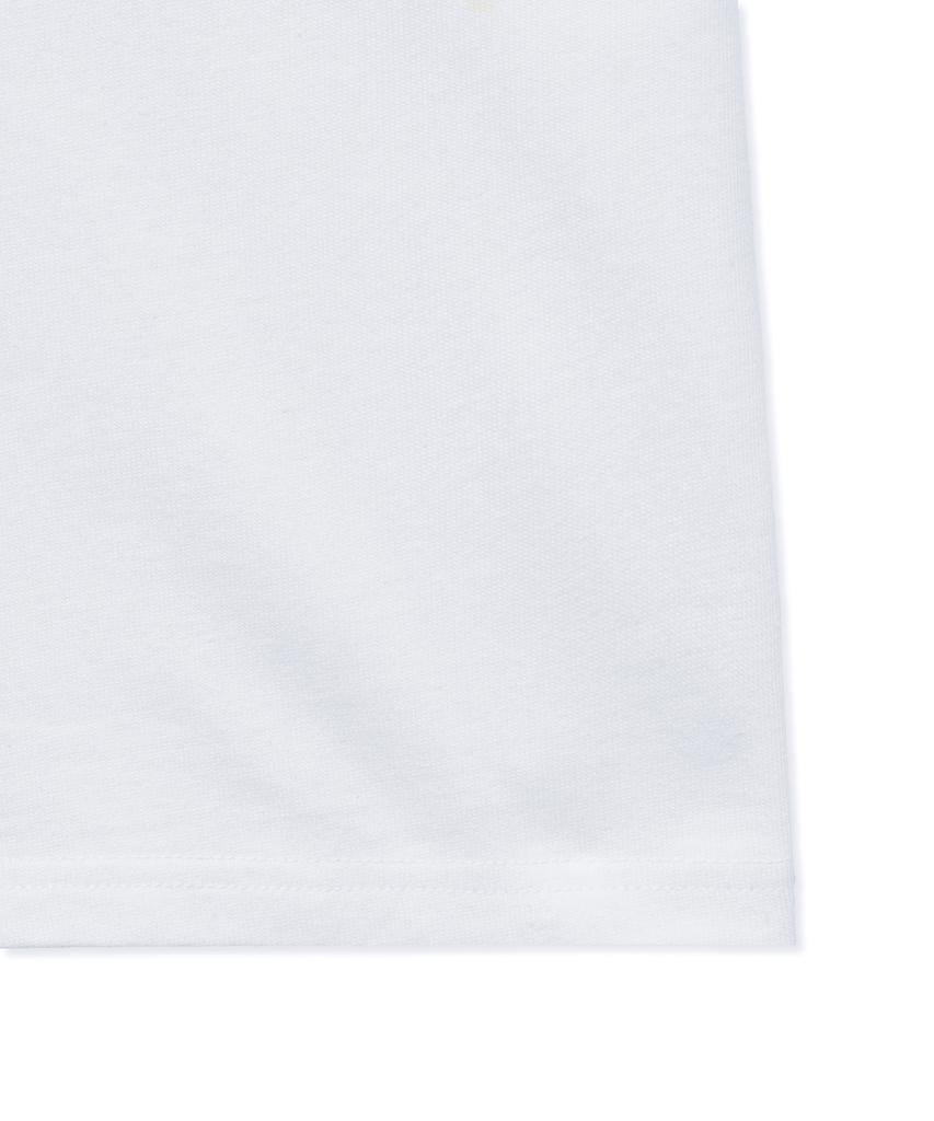YALE [2Pack] Heavyweight Snell Logo Short Sleeve T-Shirt_White/Black