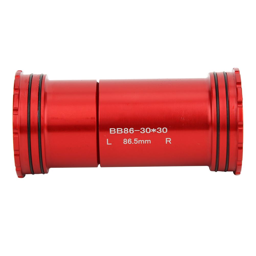   Alloy Bike BB86 Integrated Thread Screw In Locking 4 Bearings Bottom Bracket   Accessory(Black )