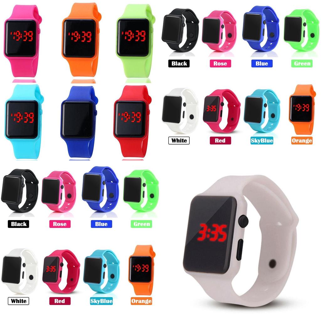 Stylish Electronic Digital Fashion Kids Waterproof Led Display Watch For All Ages