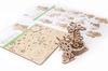 Ugears Wooden DIY Building Toy for Imagination and 70074 Wheel-Organizer, Blocks, Puzzle, Creativity,