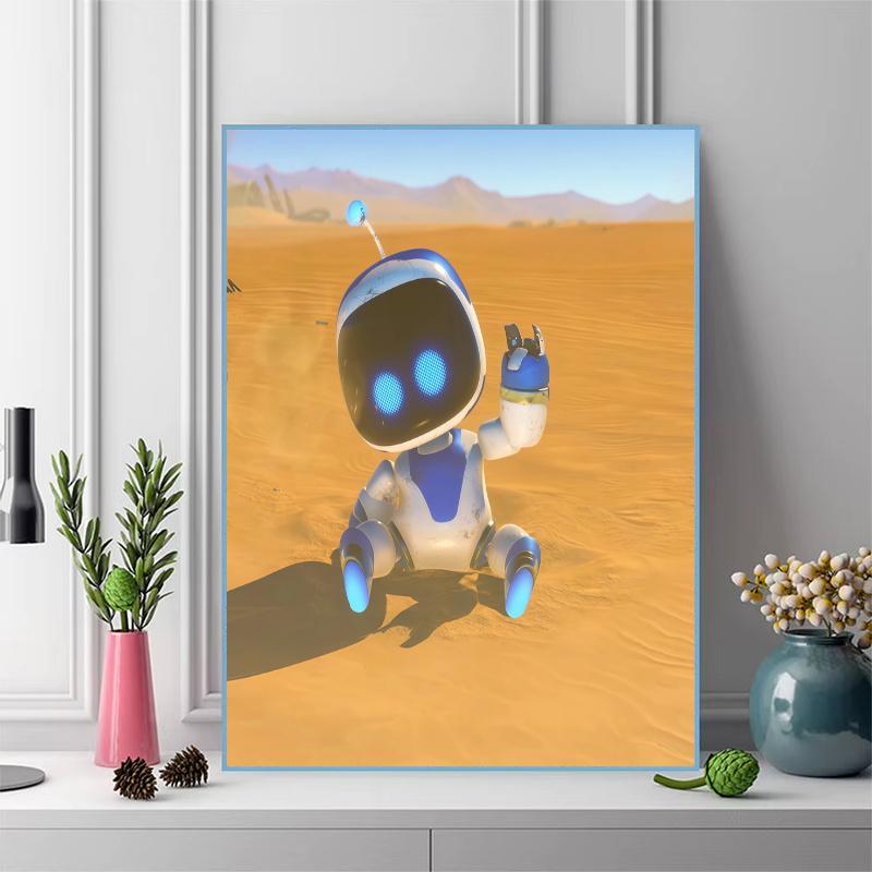 Astro Bot 100% Round Full Drill 5D DIY Diamond Painting Embroidery Cross Stitch Rhinestone Décor