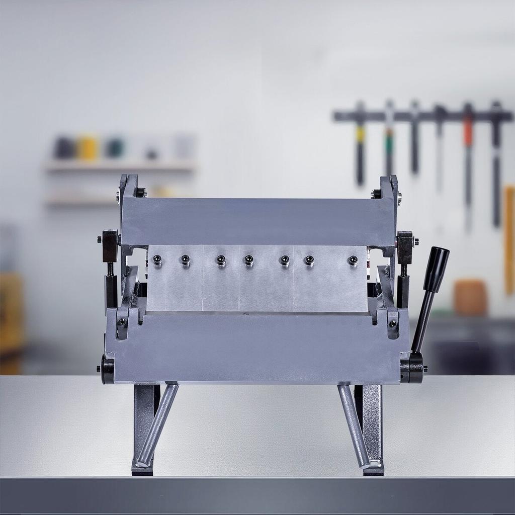 Box and Pan Brake, 305 mm/12 inch Sheet Metal Bending Brake, 20-Gauge Mild Steel Capacity, 0-135 Degree Adjustable, Metal Bender Machine with 5