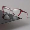 Minimalist Trendy Transparent Glasses Retro Cat Eye Frame Eyeglass Women Men Retro Clear Lens Frame Glasses Oculos