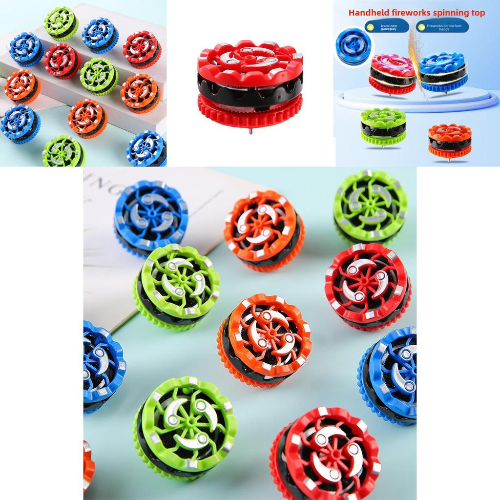 Creative Collision Luminous Plastic Gyroscope Children Toy For Kids And Collectors